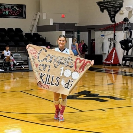 McCaylen Woods 1000 kills and digs
