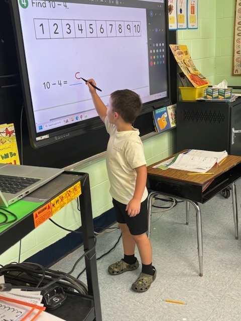 first grade subtracting