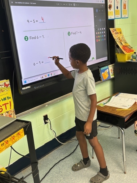 first grade subtracting