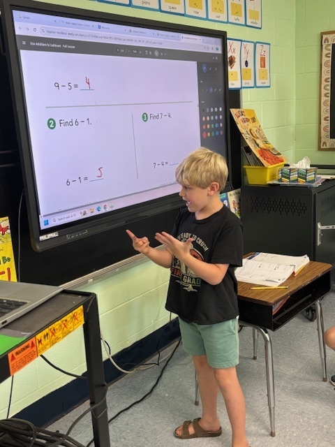 first grade subtracting