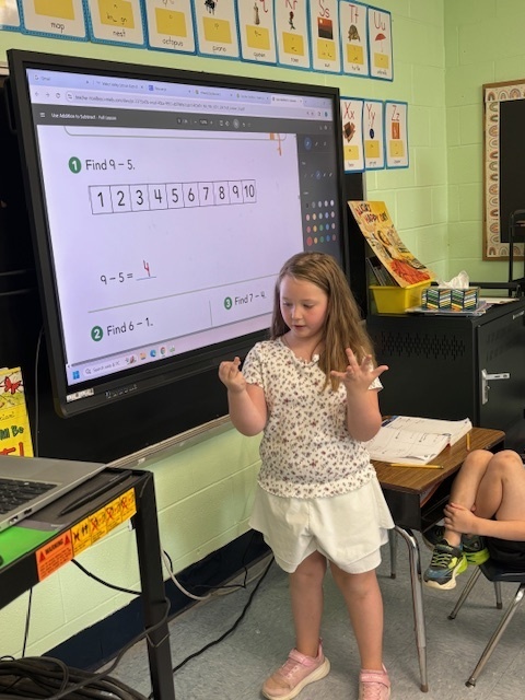 first grade subtracting