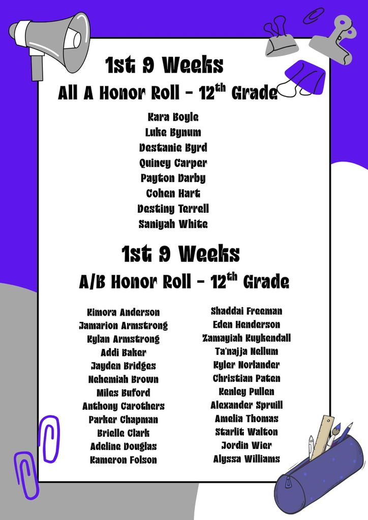 honor roll 