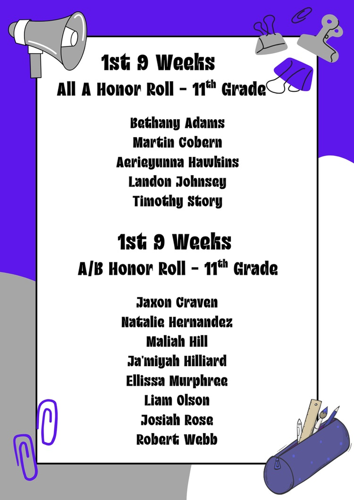 honor roll