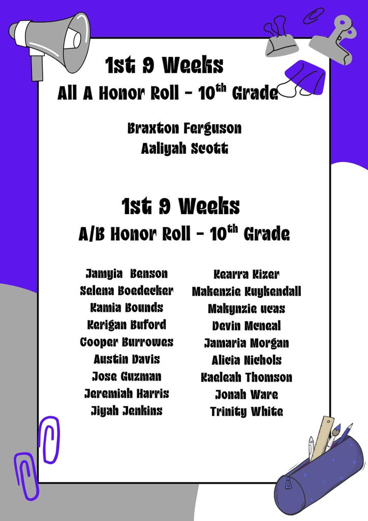  honor roll