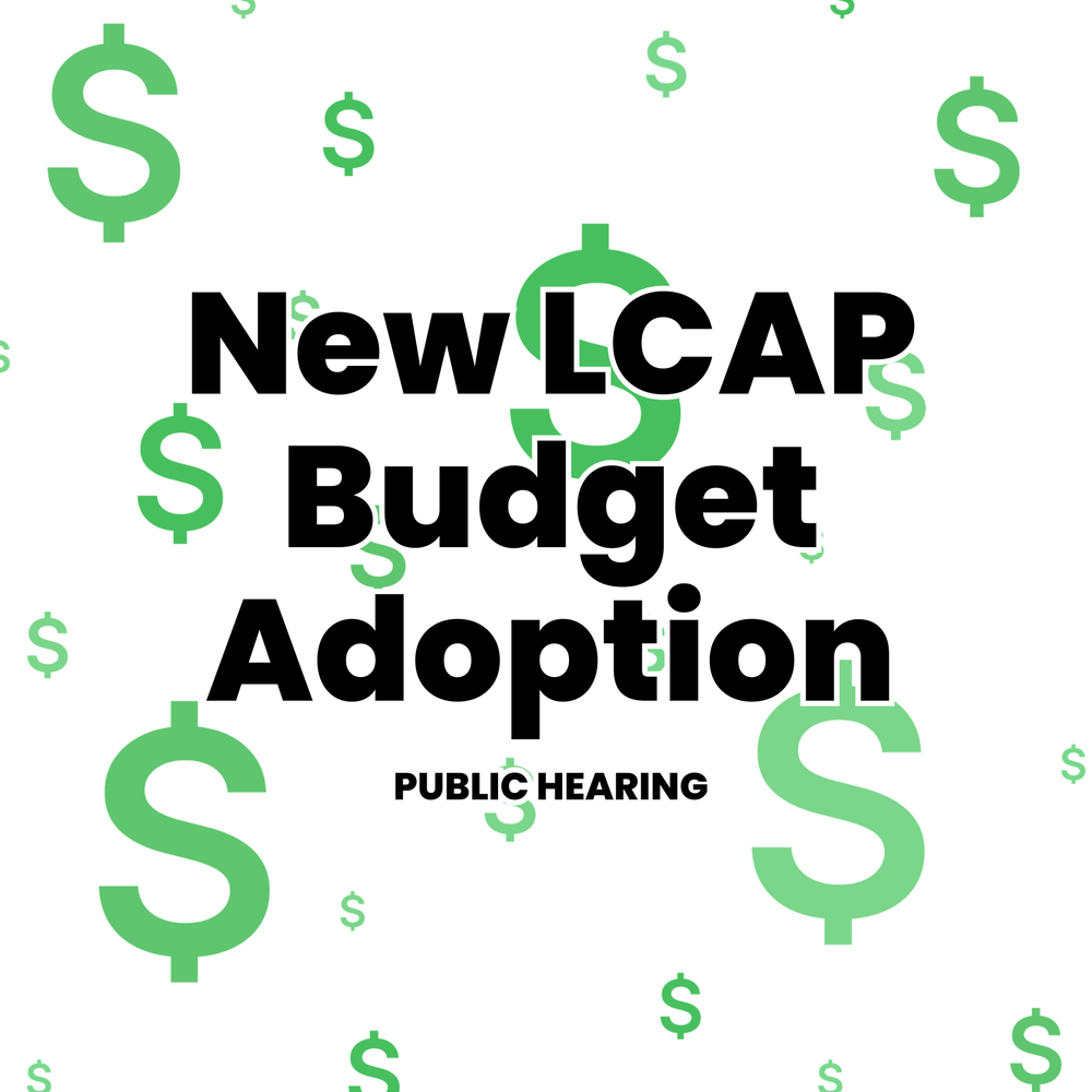 public notice of LCAP adoption