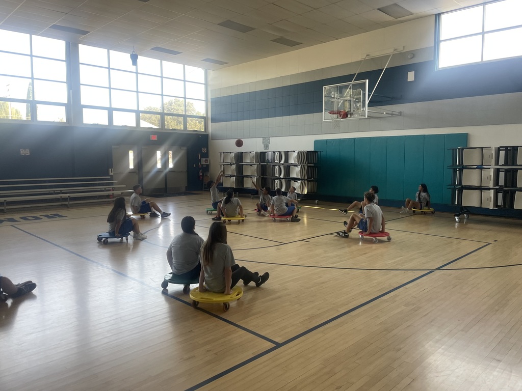 Modified Basketball on scooters in Movement