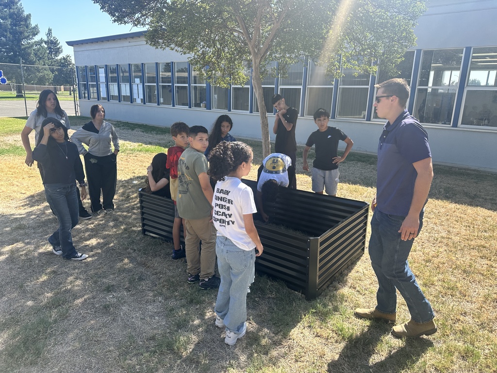 Garden Boxes in Extended Science Class