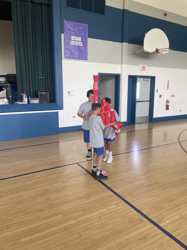 Cup Stacking in Movement Class