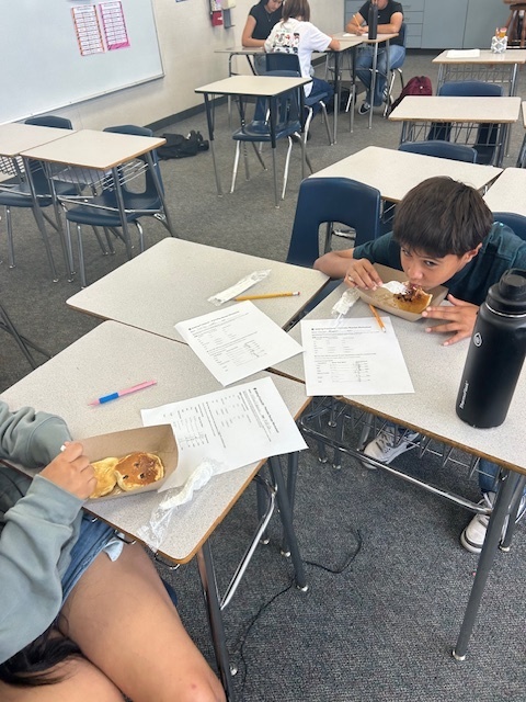 Pancake lessons in Tiger Time with Ms. Gorman