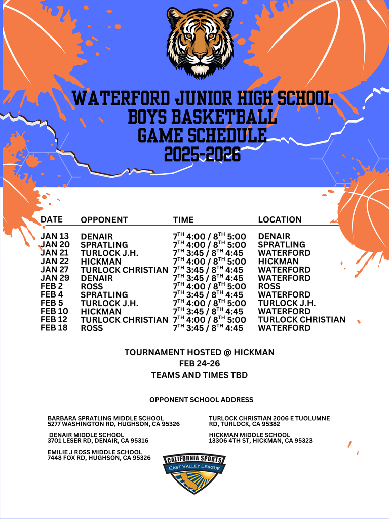 B. Basketball Schedule 25-26