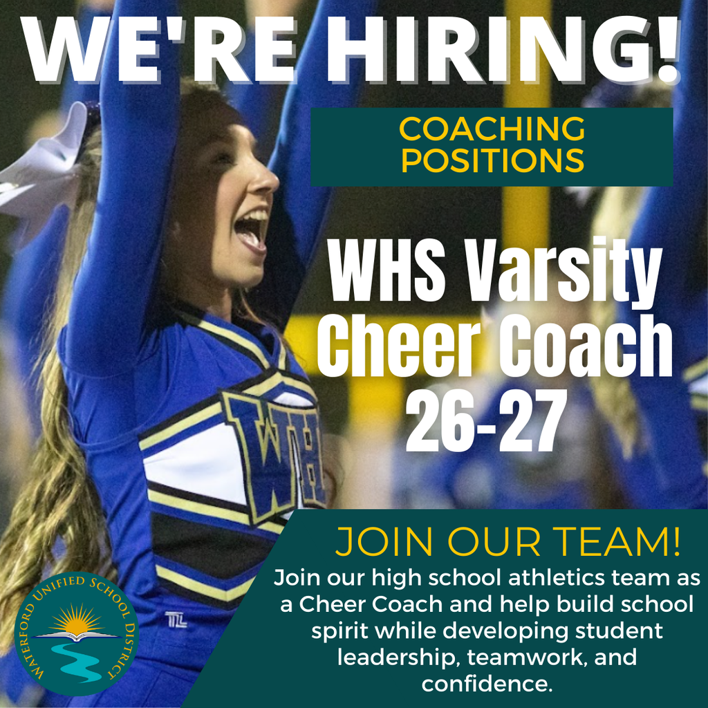 open cheer coach position