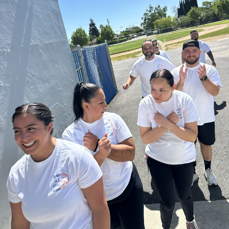 Staff v. Students Volleyball Game