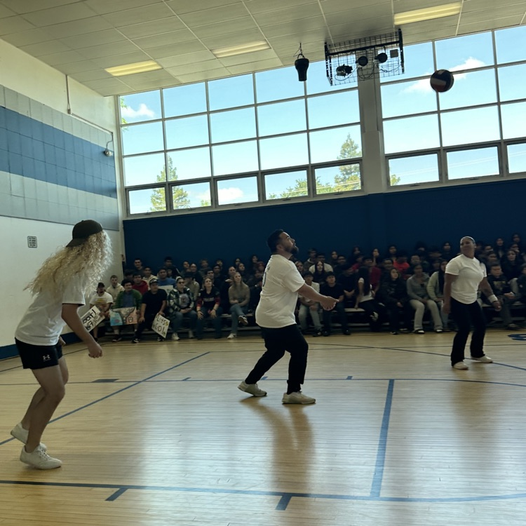 Staff v. Students Volleyball Game