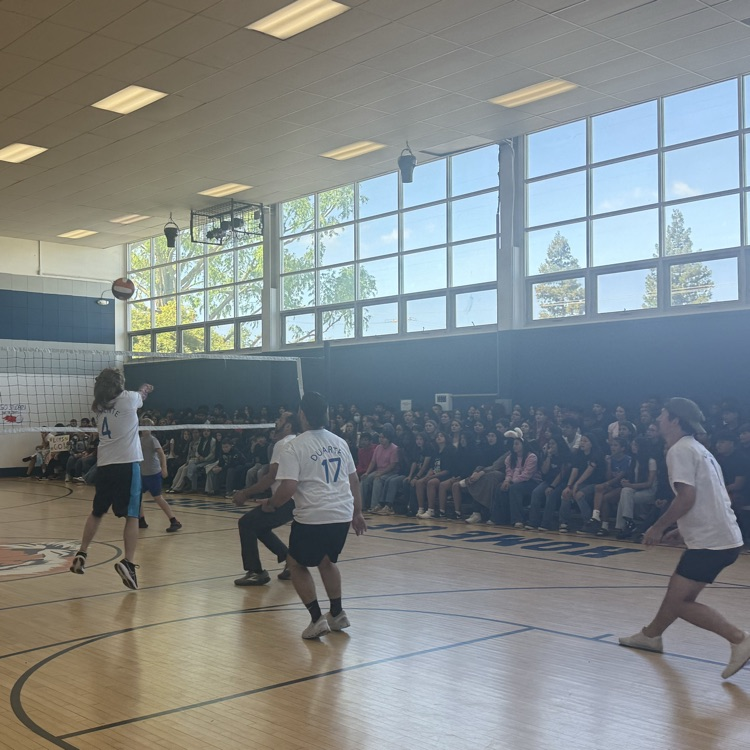 Staff v. Students Volleyball Game