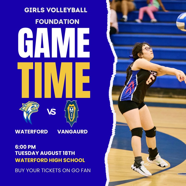 girls volleyball foundation game on Tuesday.
