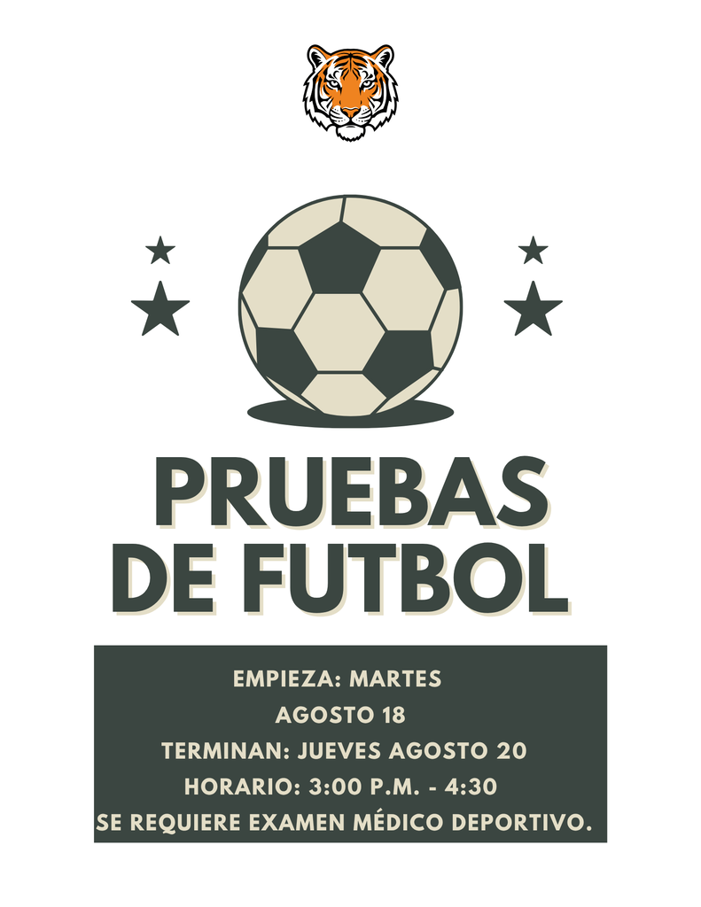 Pruebas de futbol 18 de agosto - 20 de agosto