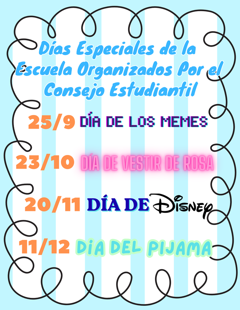 WJHS dias especiales de la escuela organizados por el consejo estudiantil