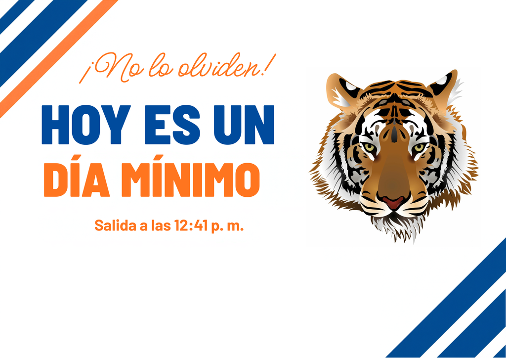 Hoy es un dia minimo. Salida a las 12:41