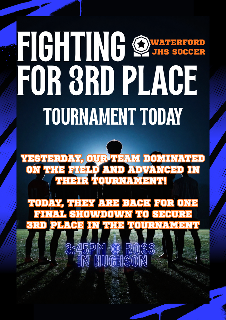 WJHS soccer is playing for 3rd place in Hughson at Ross Middle school