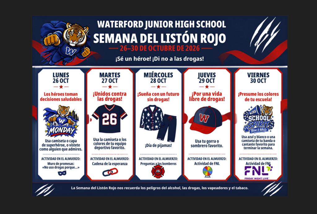 Red Ribbon Week at WJHS