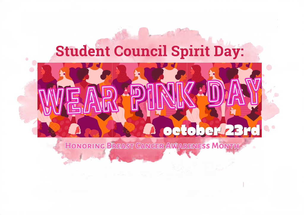 Wear Pink on Friday 10/23 