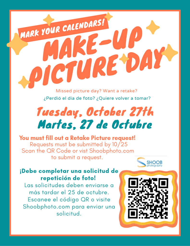 Make Up picture day on 10/27