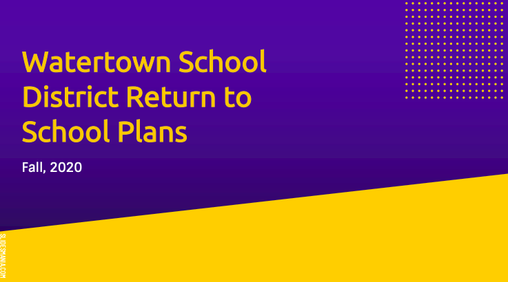 WSD Return to School Plan