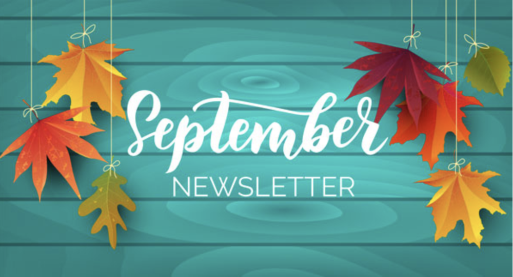 September Newsletter with leaves