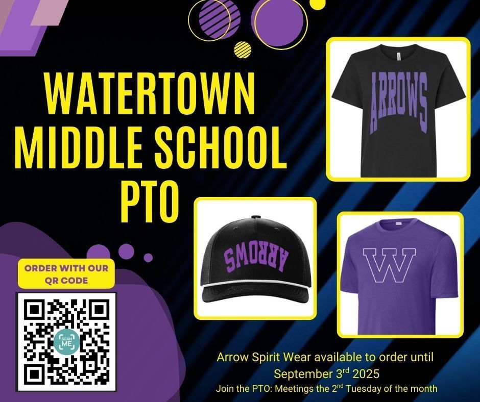 PTO Arrow Spirit Wear Order Form