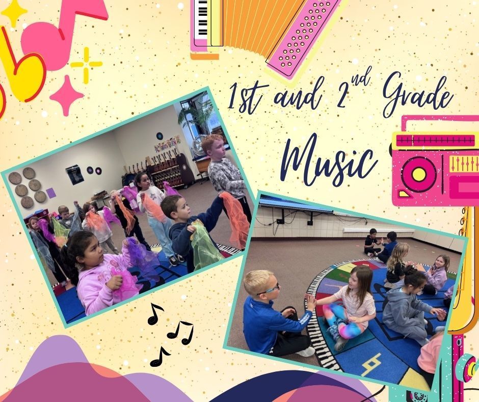 Music Class in Mrs. Moeller's room.