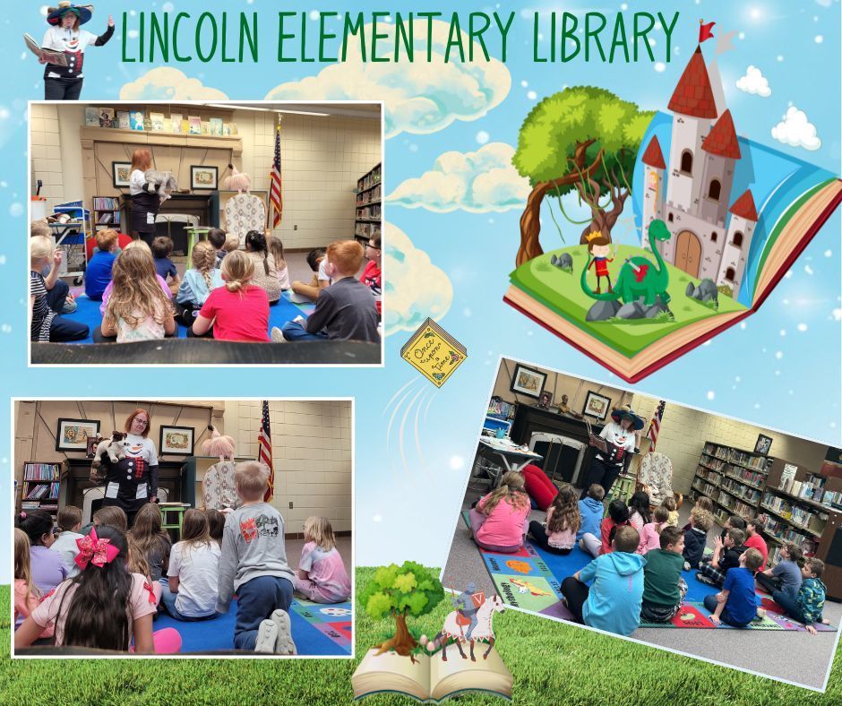 Mrs. Schulte reading to students