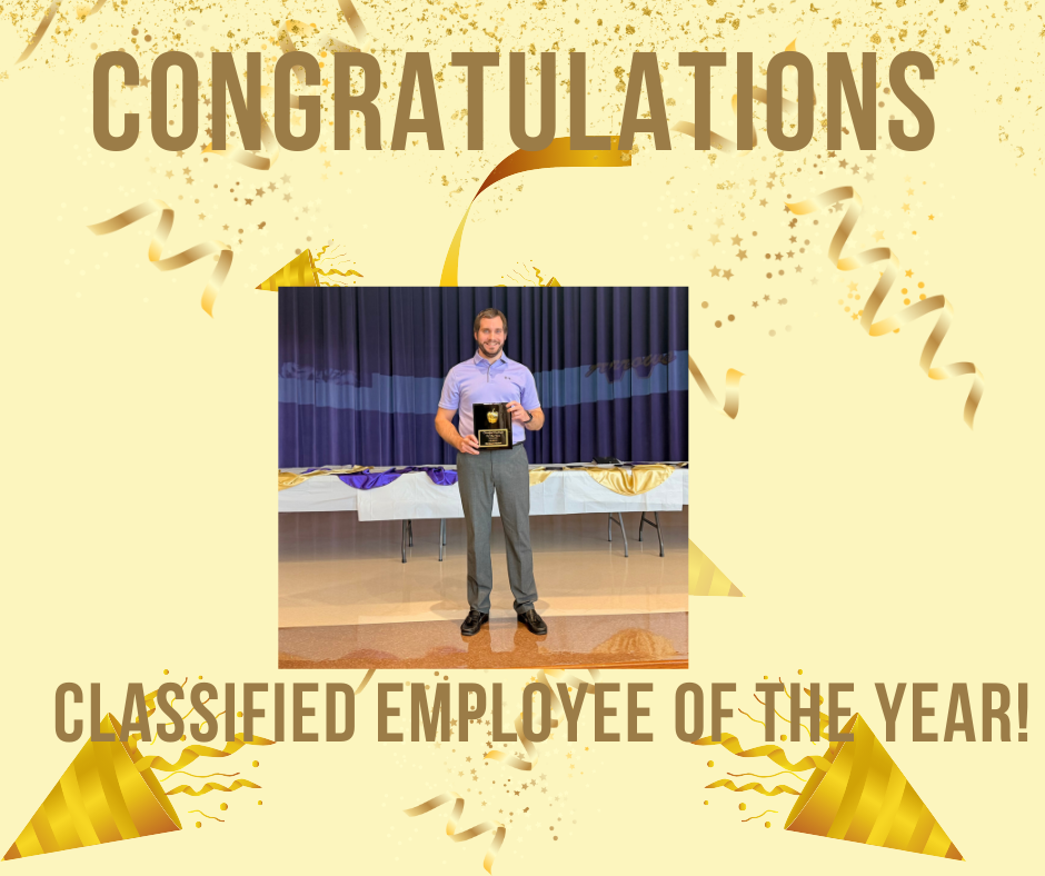 Classified Employee of the year!