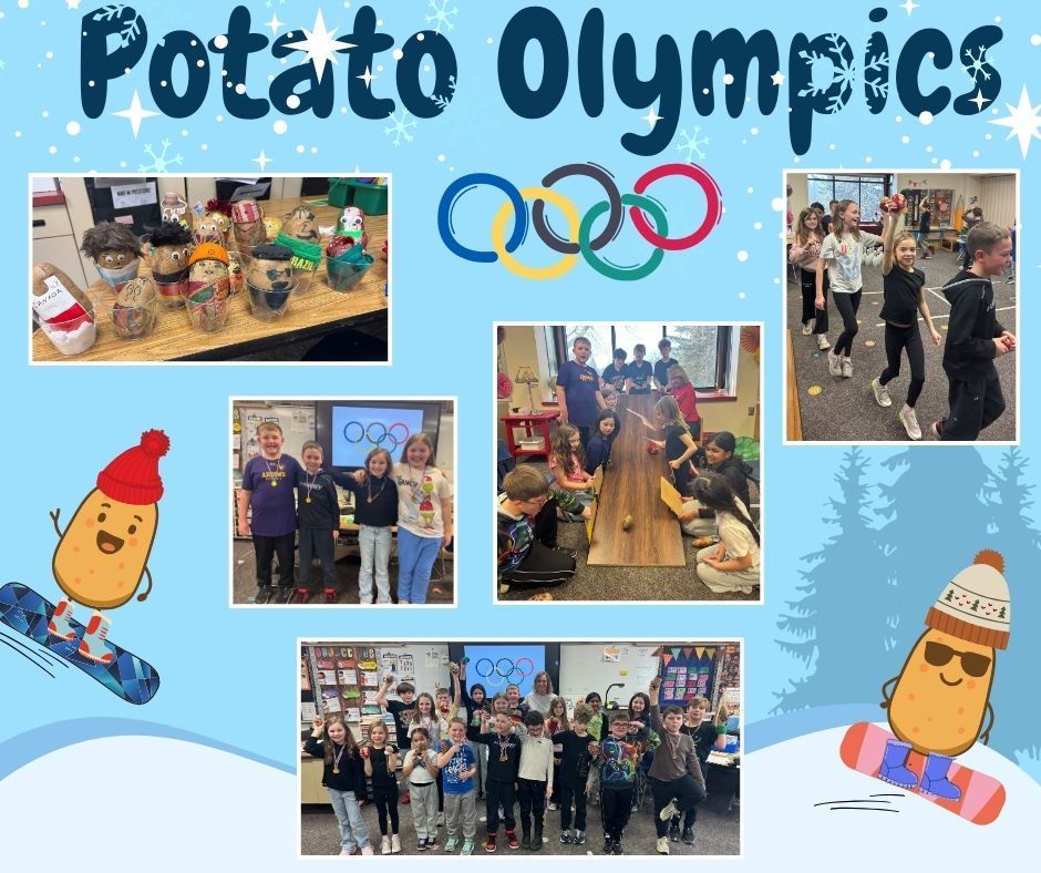 Pictures of the potato athletes and competition