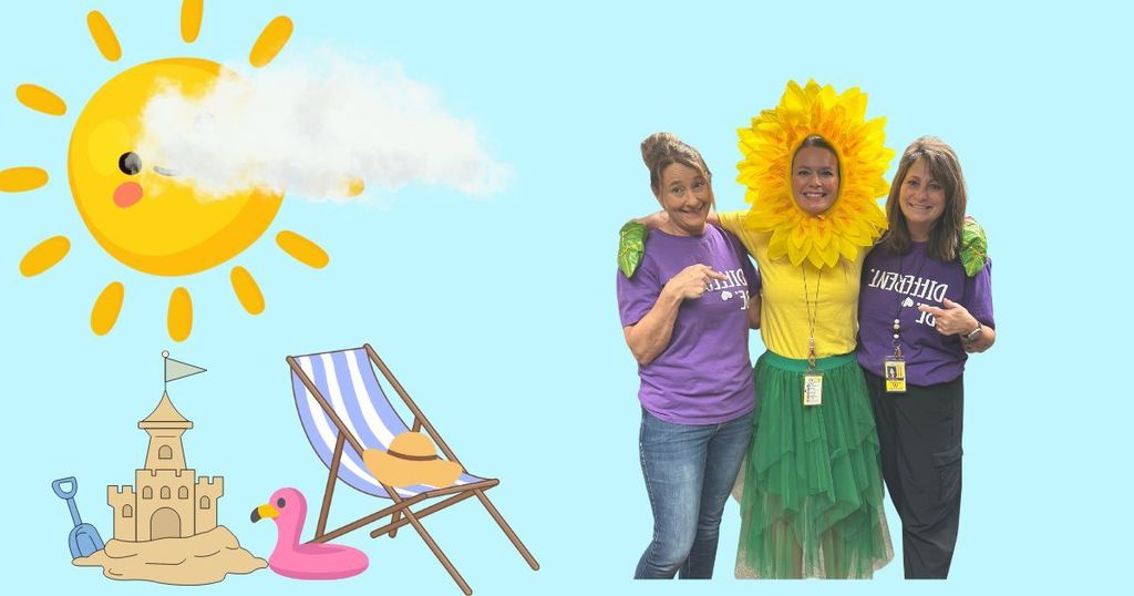 Mrs. Briggs with Mrs. Merriam and Mrs Spiering.