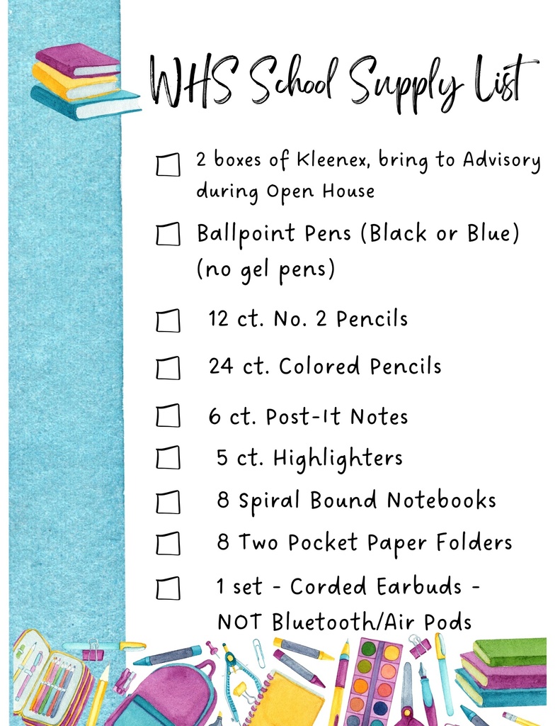 Supply List