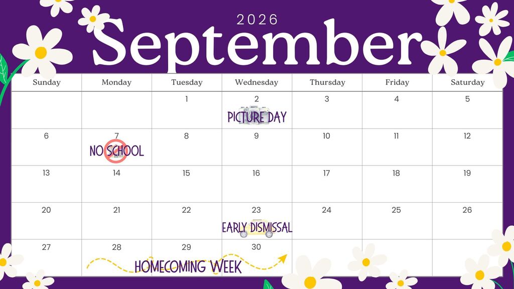 Mellette September 2026 Calendar