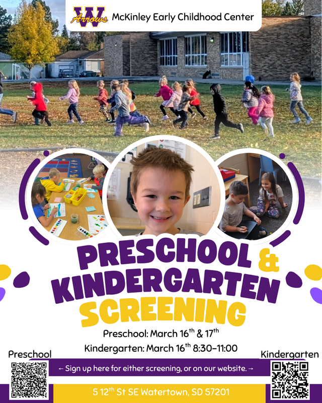 Preschool & Kindergarten Screening