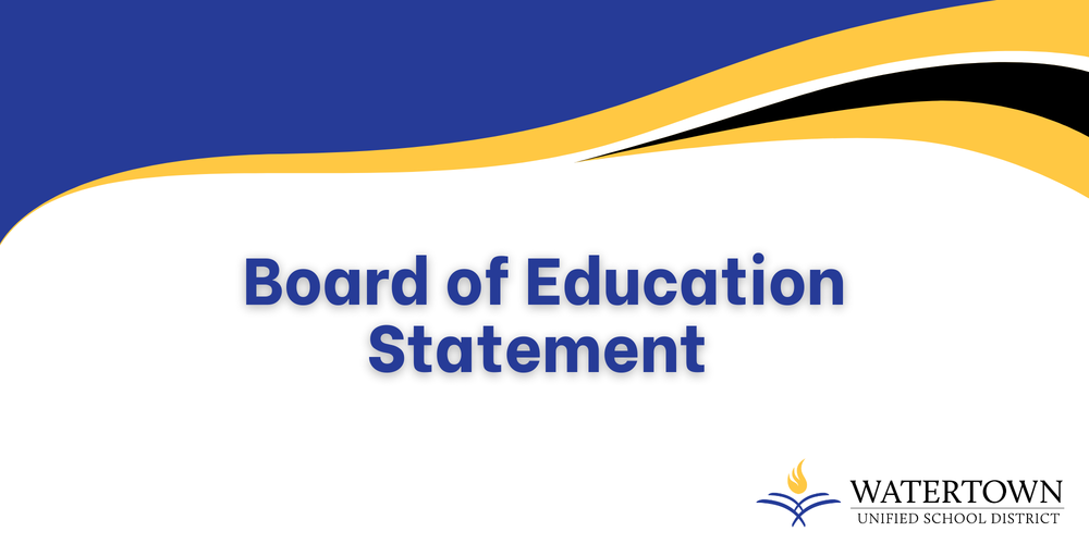 Board of Education Statement