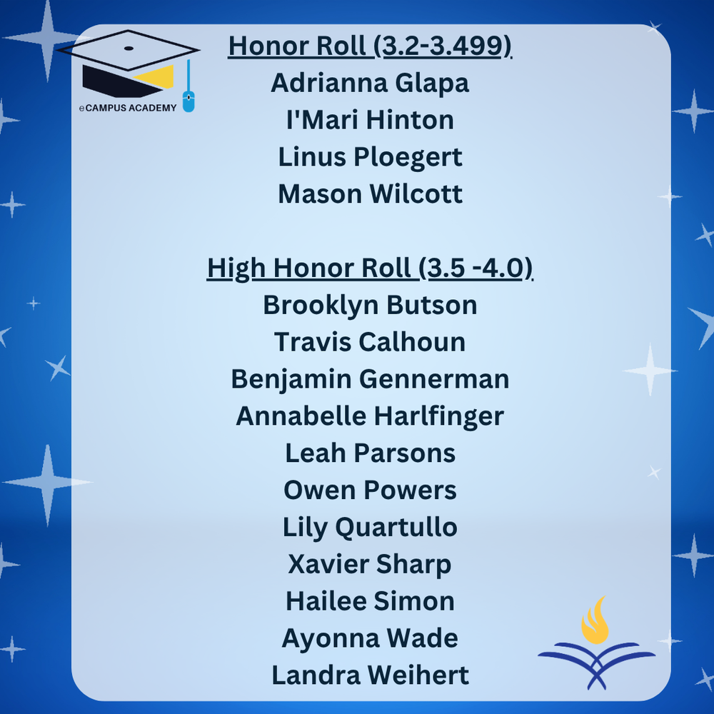 Tri 3 Honor Roll 2526