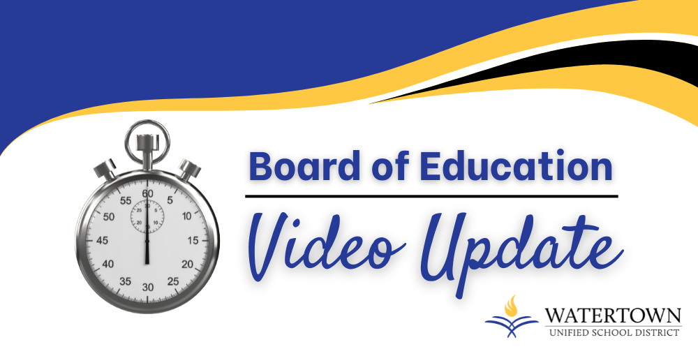 Board of Education Video Update Image