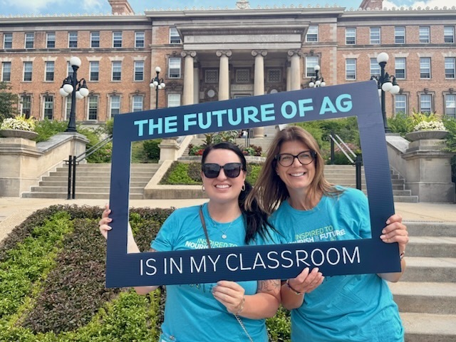 LEAP educators Amber Hamel and Melissa Prochaska attend Ag conference