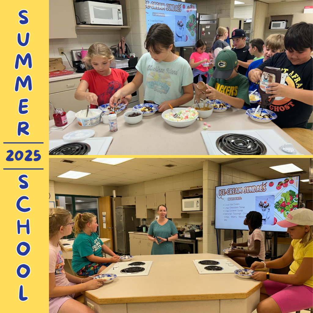 Summer School ice cream sundaes