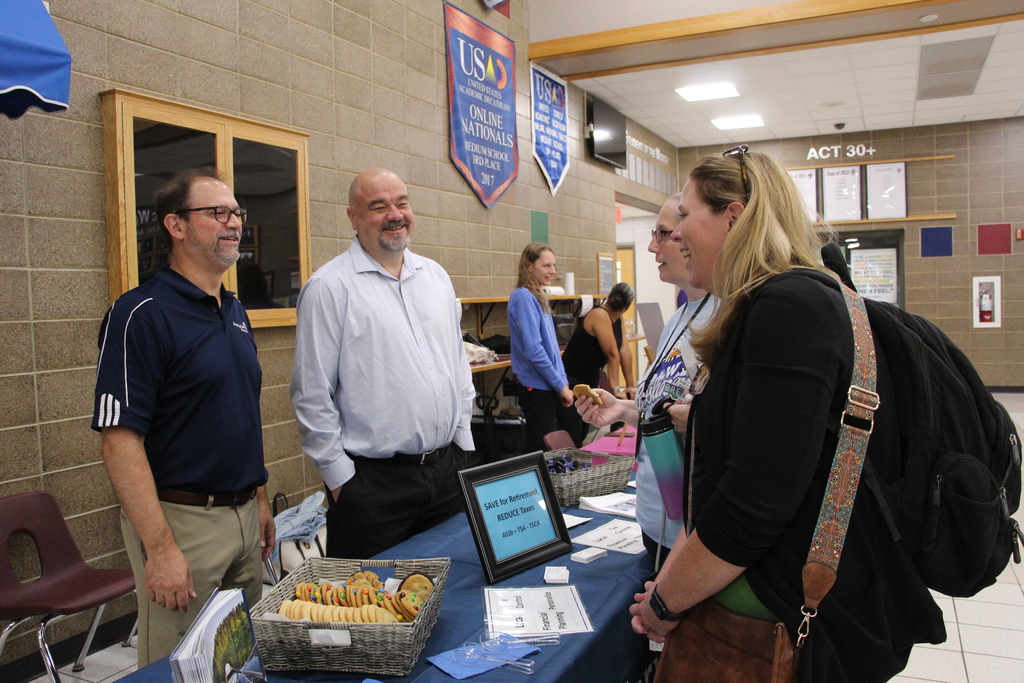 Benefits and Wellness Fair attendees
