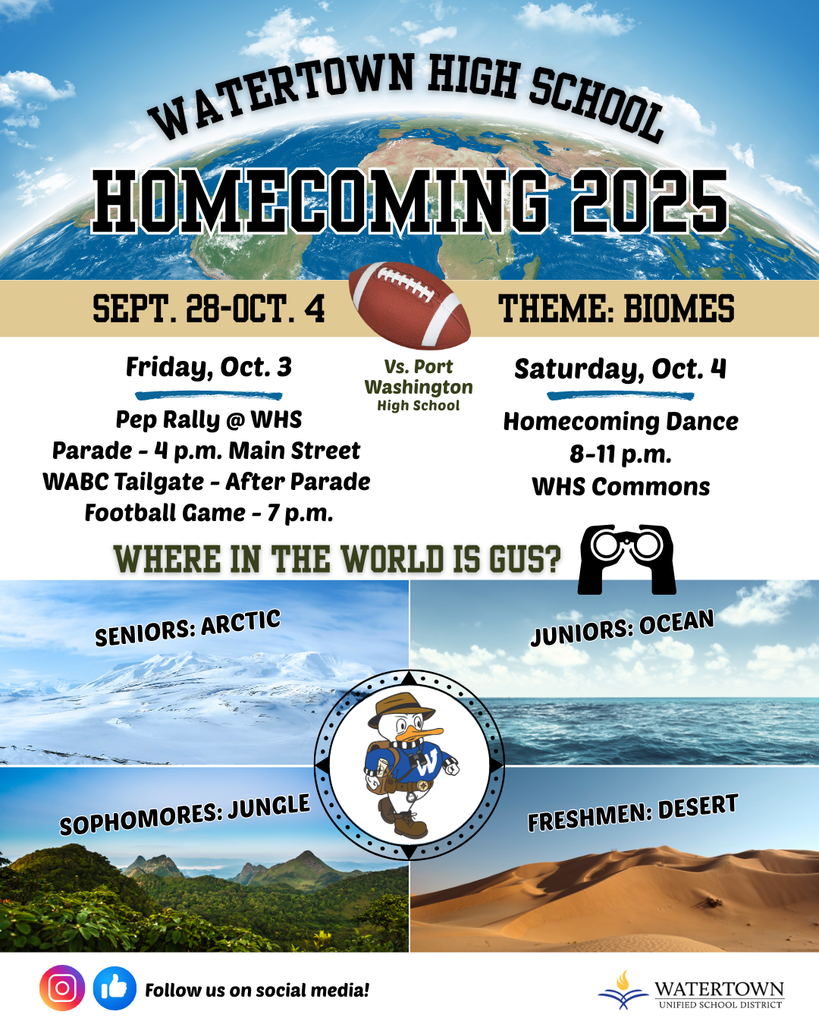 WHS Homecoming Week Flyer