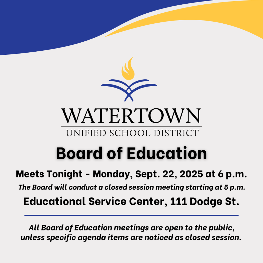 Board of Education Meeting Notice