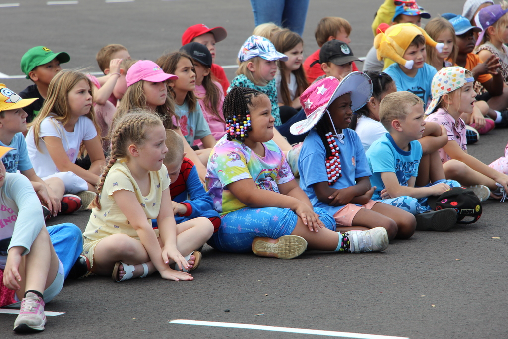 Douglas students wear hats to celebrate great attendance