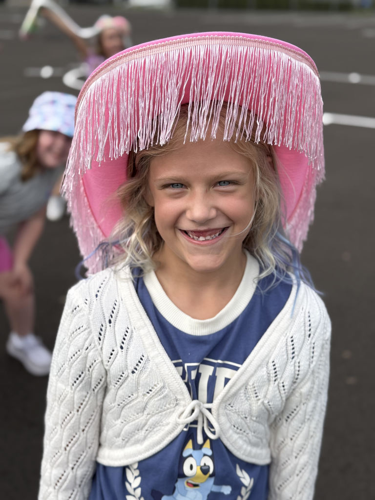 Douglas students wear hats to celebrate great attendance