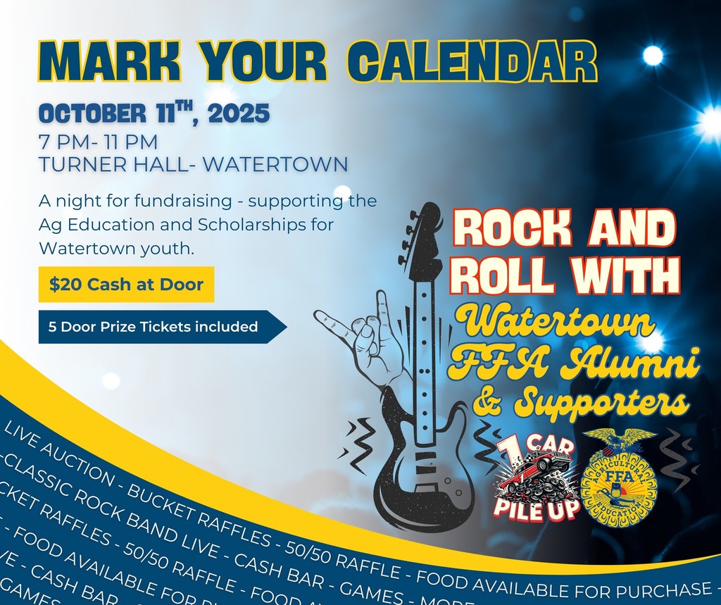 FFA Alumni Rock & Roll Night Oct. 11