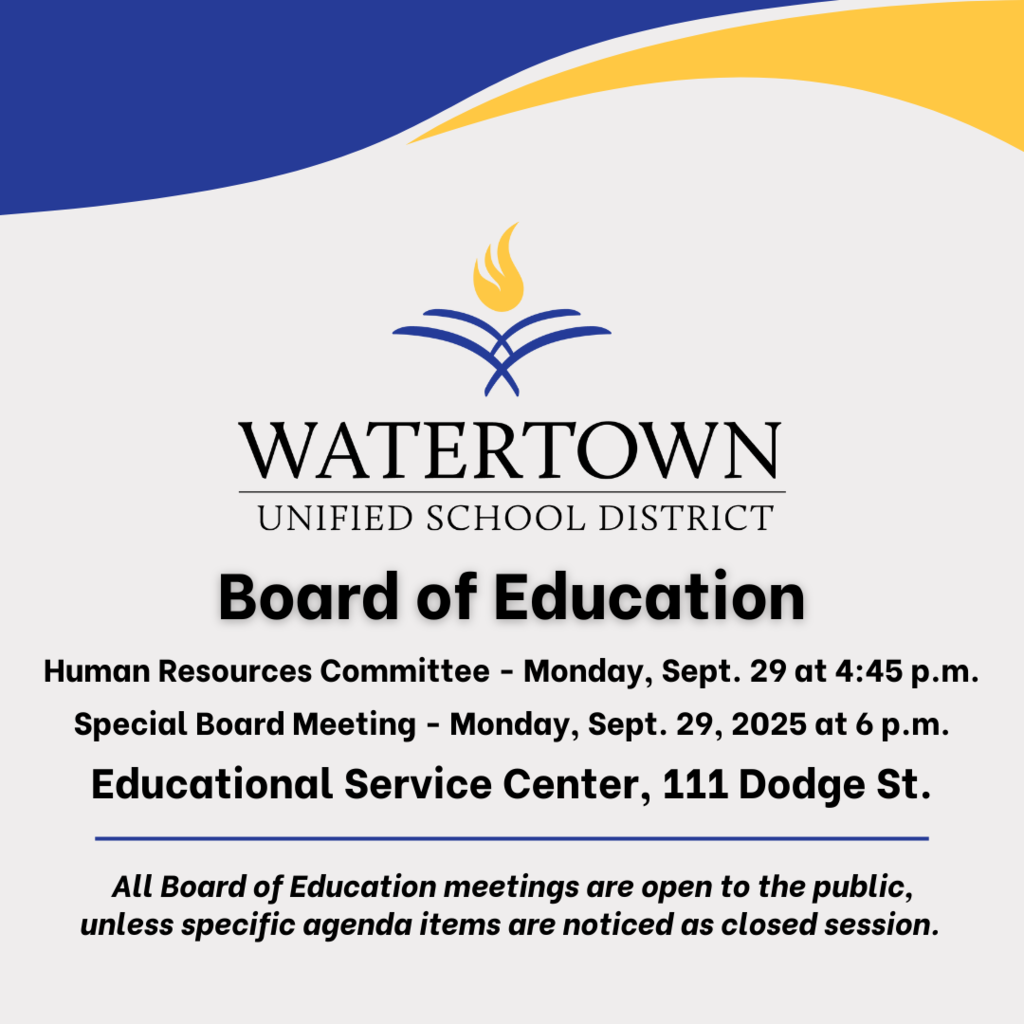 Board of Education Meeting Notice