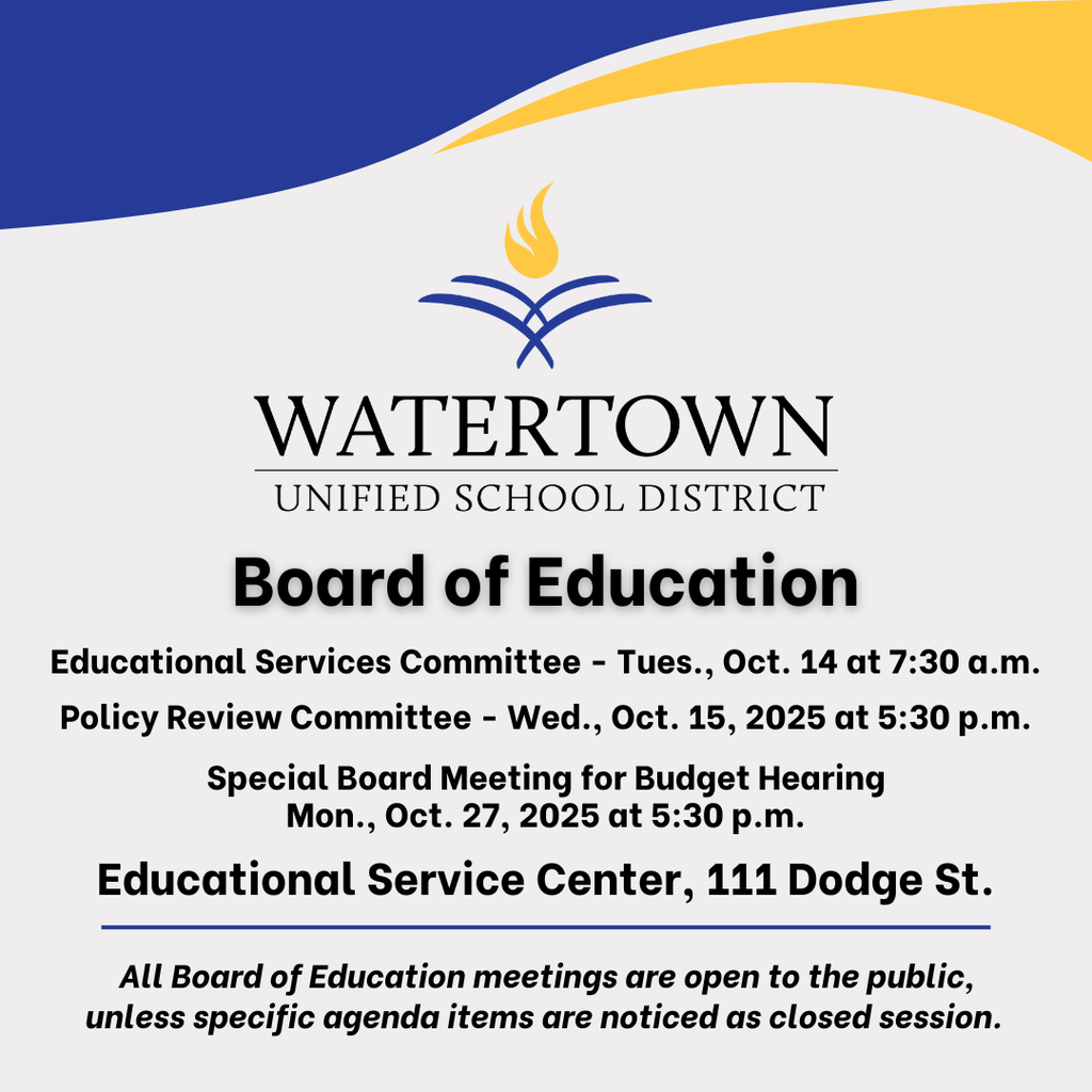 Board of Education Committee Meetings